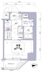 クレビオス難波EASTの物件間取画像